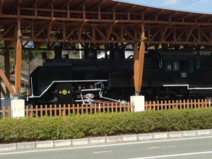 黒木町の機関車